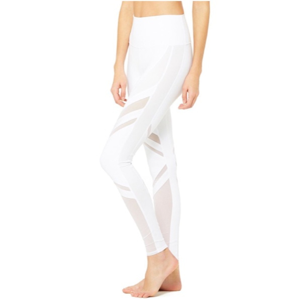 NWT ALO Yoga HIGH WAIST EPIC WHITE LEGGINGSπ - Picture 6 of 8